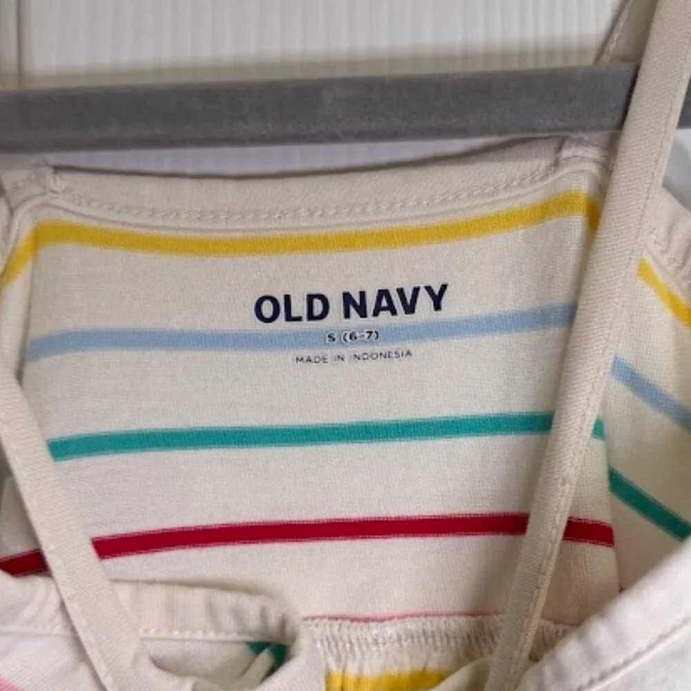 Old Navy Striped Multicolor Dress,‎ Size S (6/7)